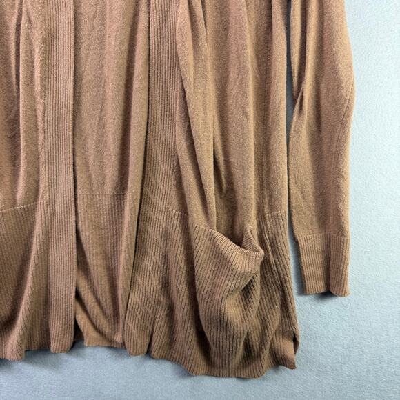 Croft & Barrow Women’s Brown Open Front Cardigan Sweater Size M - Picture 4 of 9